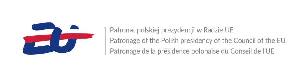 Patronage of the Polish presidency of the Council of the EU Logo